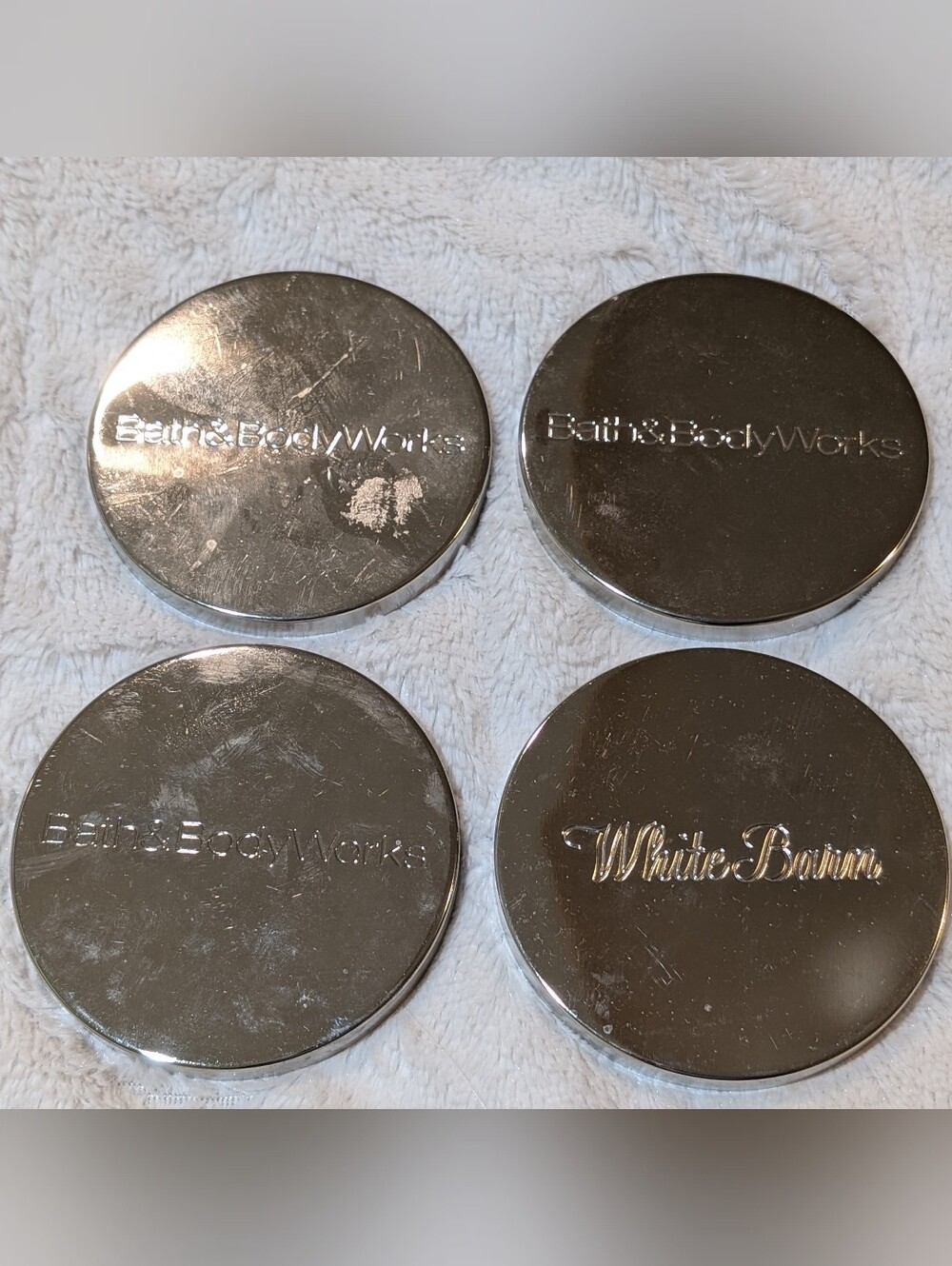 Bath & Body Works 3 Wick Candle Lids Replacement Craft